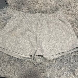 SHEIN Gray Athletic Shorts with Elastic Waistband